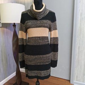 Caren Sport Long Sleeve Rib-Knit Sweater Dress